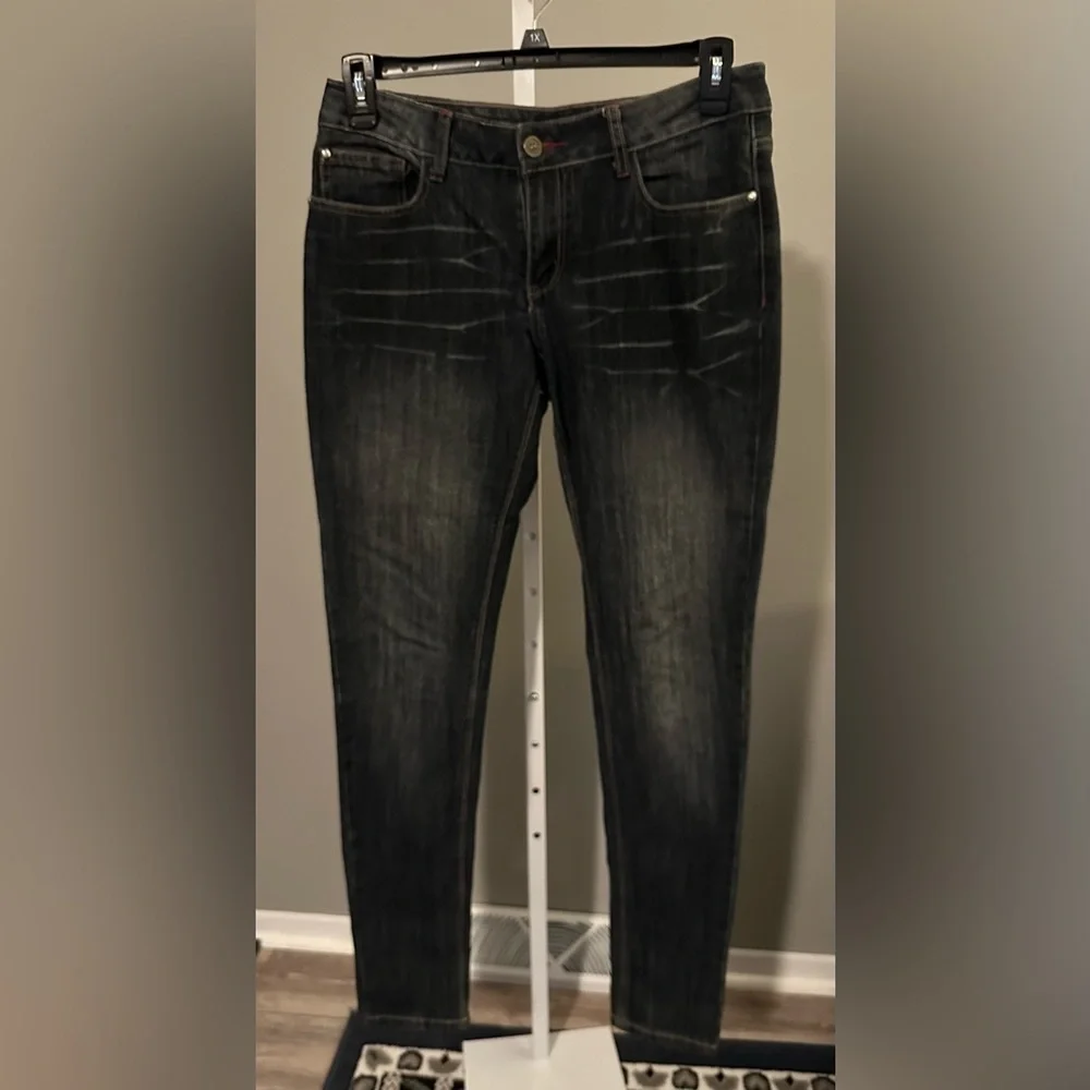 Vintage Rocawear Dark Blue Hannah Skinny Leg Jeans - Size 11